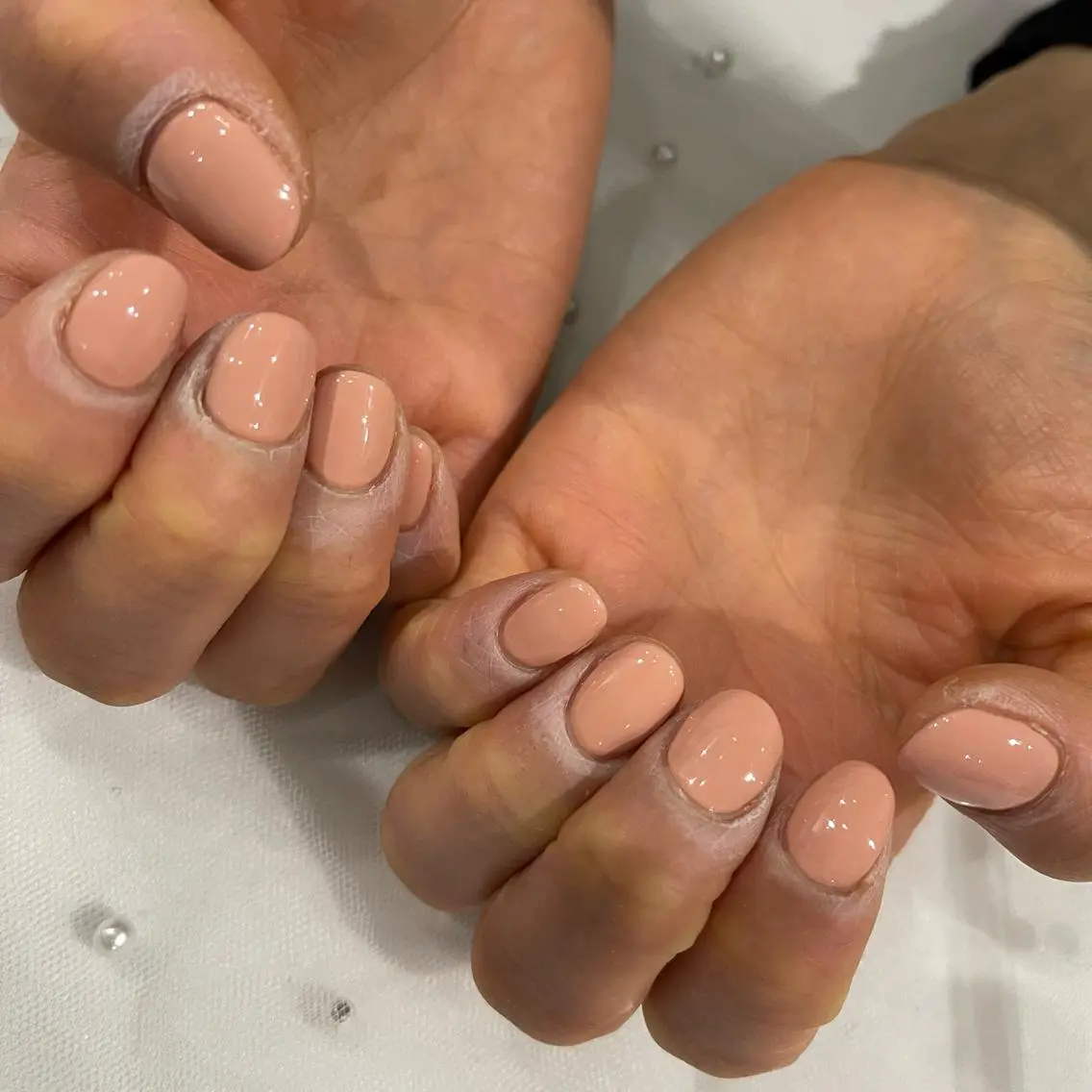 ネイル ワンカラーネイル Wish Nail 恒川のネイルデザイン