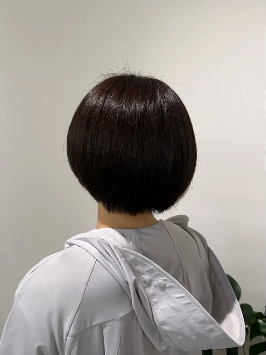 ショート カラー ブラウンカラー 透明感カラー オリーブブラウン サクラコ /SARAJUのヘアスタイル