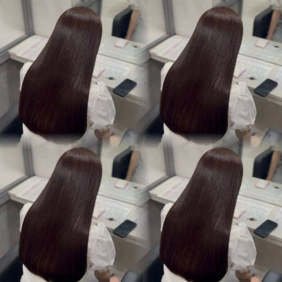 ロング カラー ヘアカラー トリートメント 🦋REISA🦋 エクステ×ハイトーンのヘアスタイル