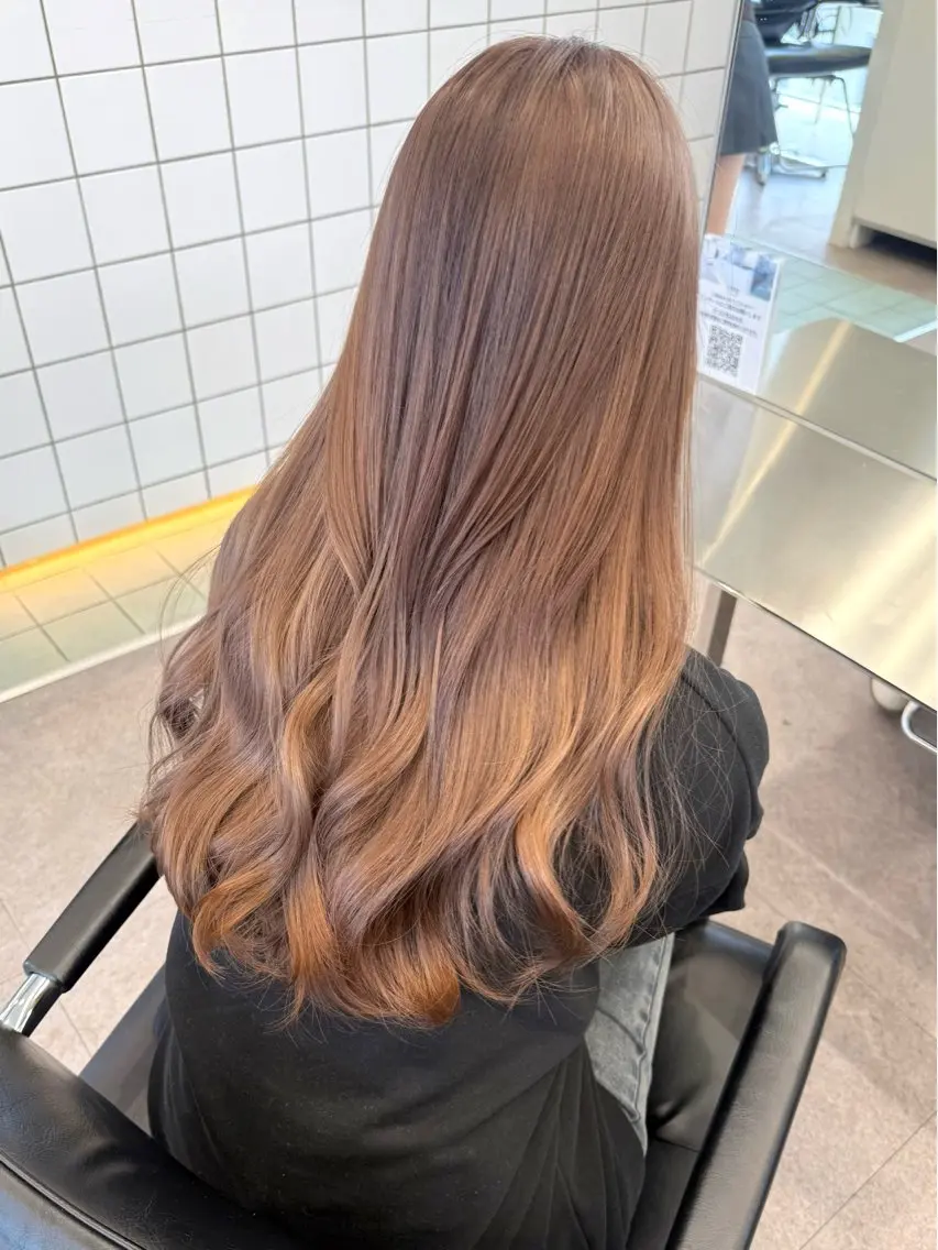 ロング 似合わせ×ハイトーン ブリーチカラー/大雅のヘアスタイル