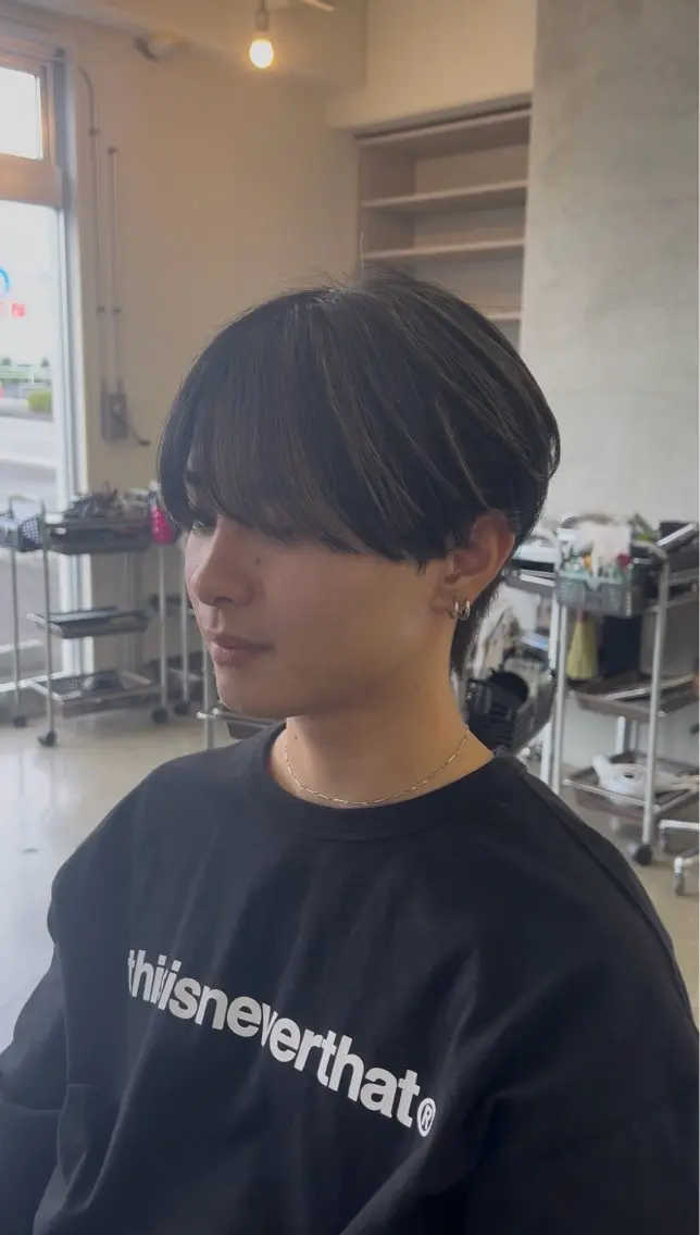 ショート パーマ メンズ カット 小塚 悠雅のヘアスタイル
