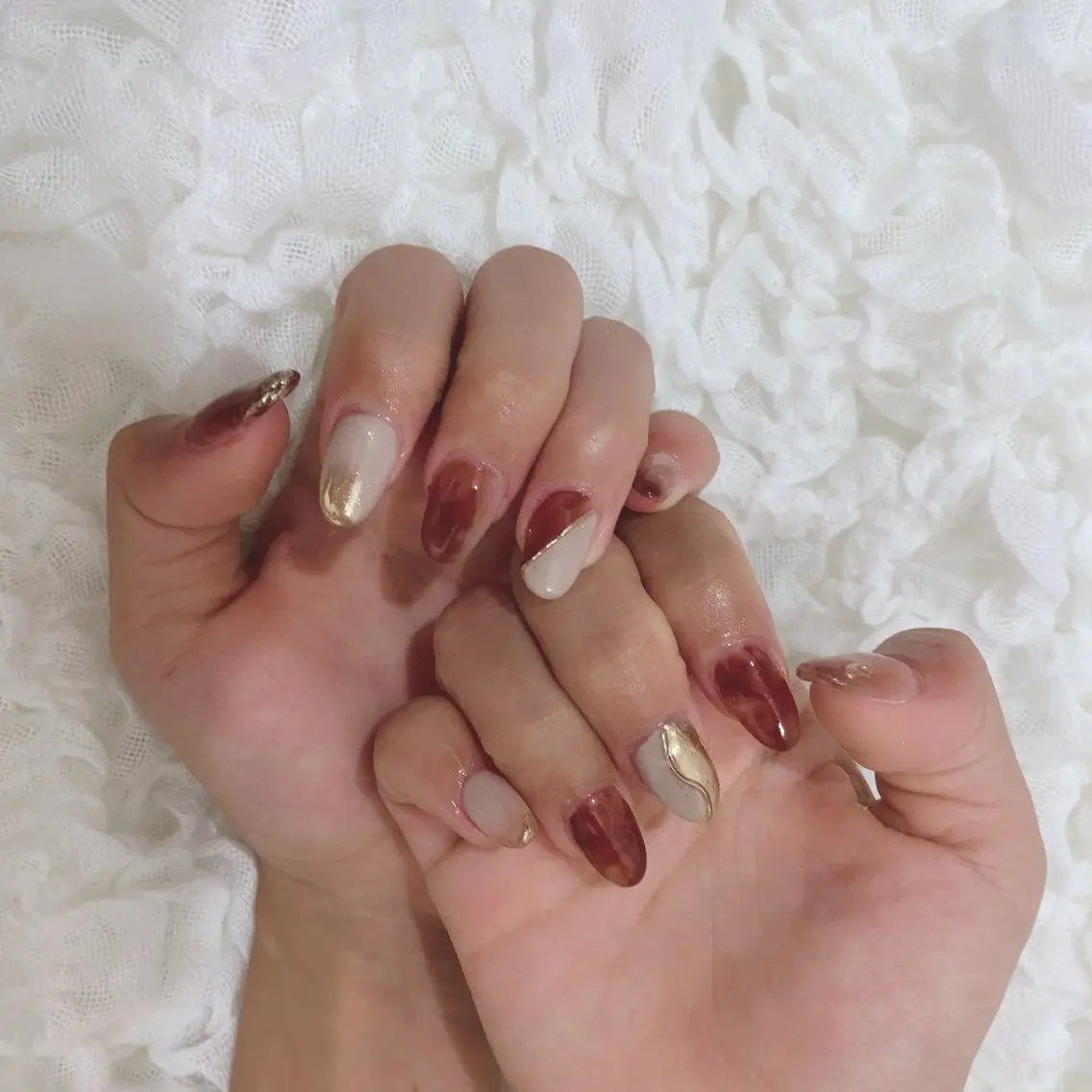 ネイル ミラーネイル ハンドネイル SOL NAILのネイルデザイン