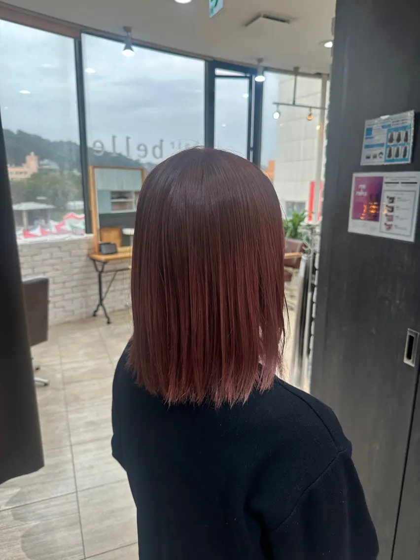 ミディアム ヘアカラー belle／ karin💠のヘアスタイル