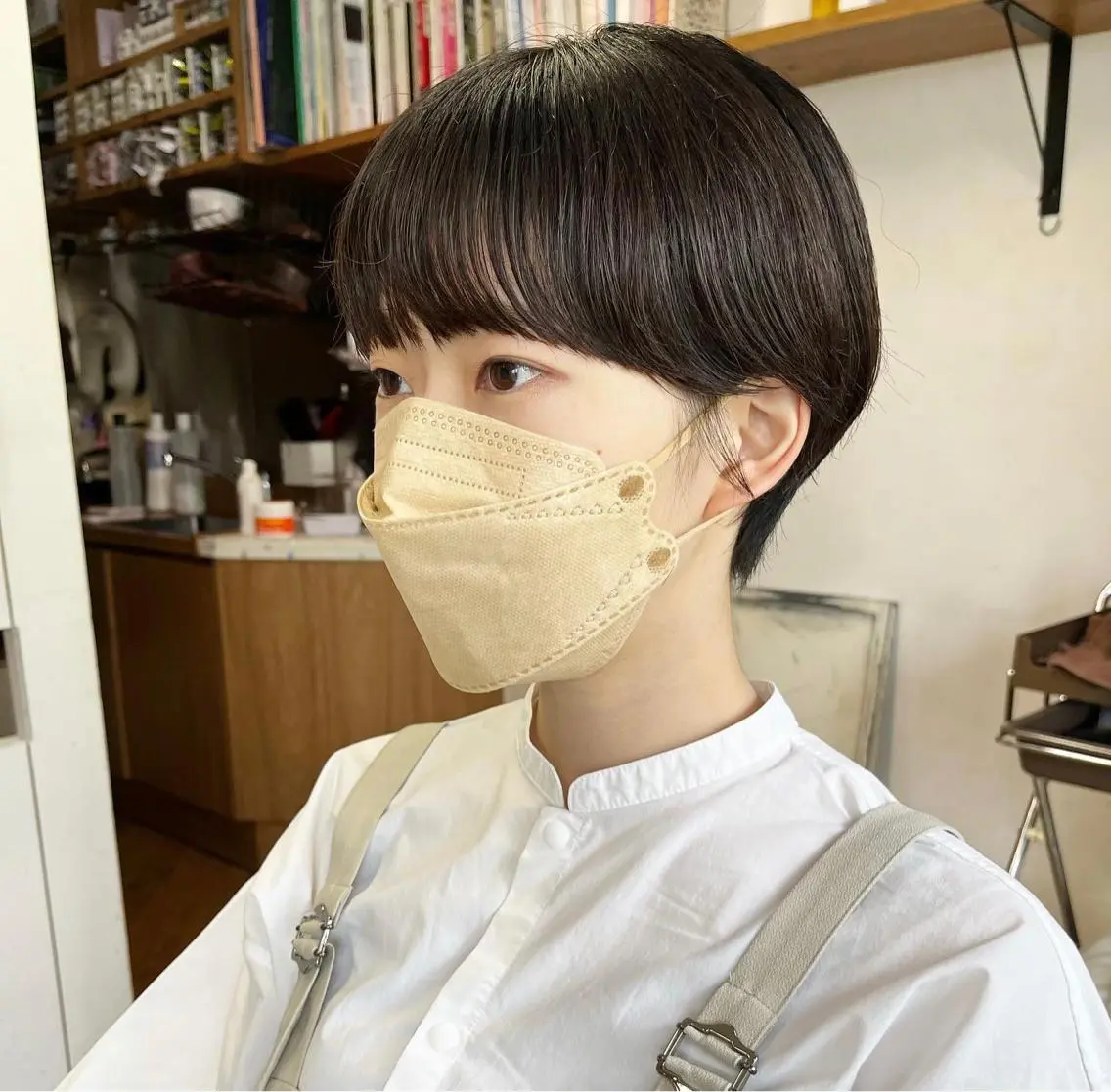 ショート カラー カット ヘアカラー トリートメント Hareru 豊田 修廣のヘアスタイル