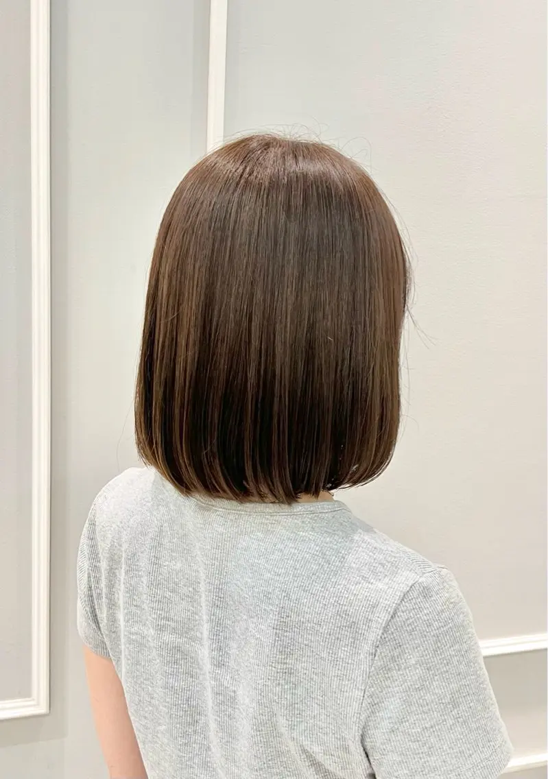 ショート ヘアカラー トリートメント 💜 市川 桃子 💜のヘアスタイル