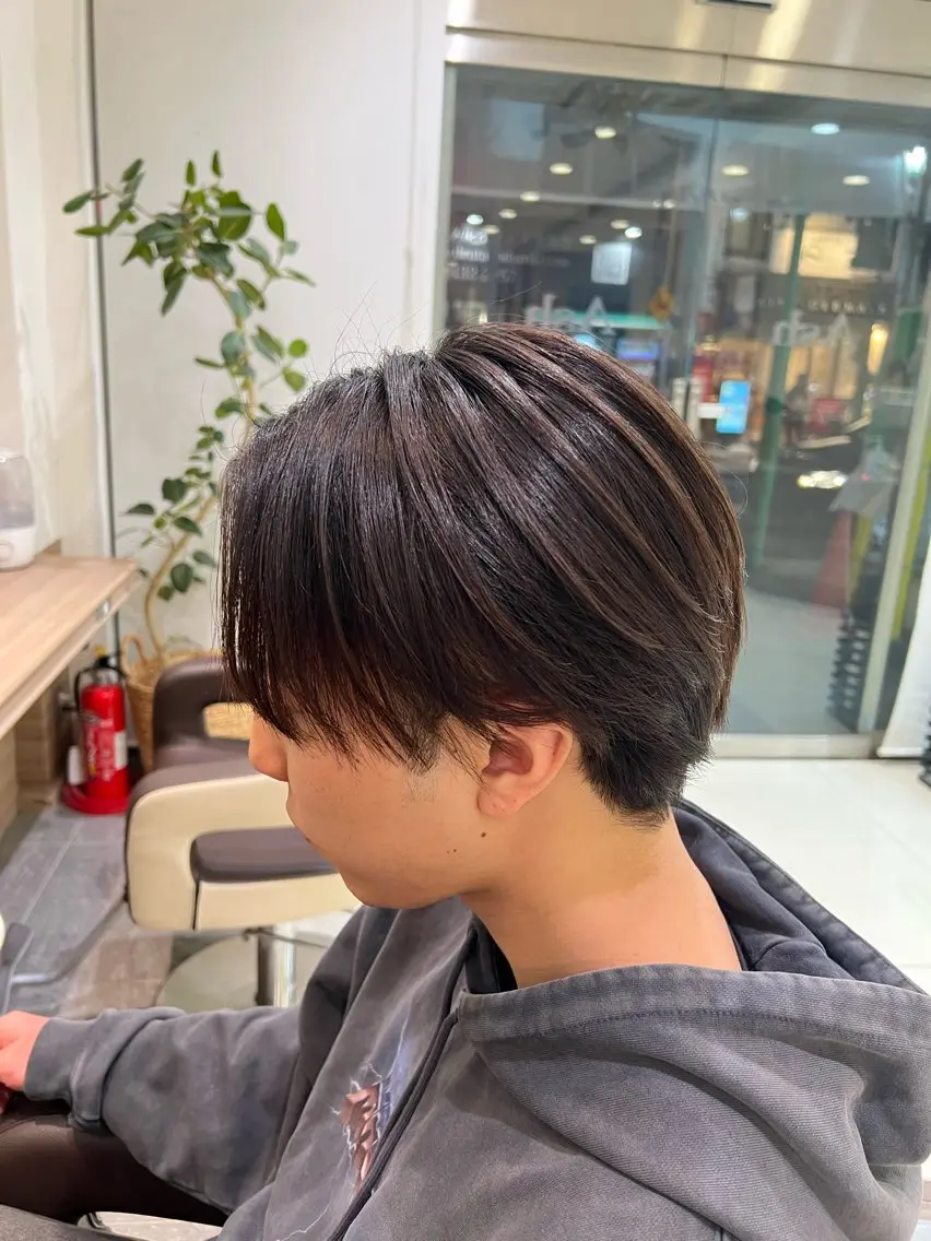 メンズ カット 縮毛矯正 SENA 再現性 パーマと縮毛矯正のヘアスタイル