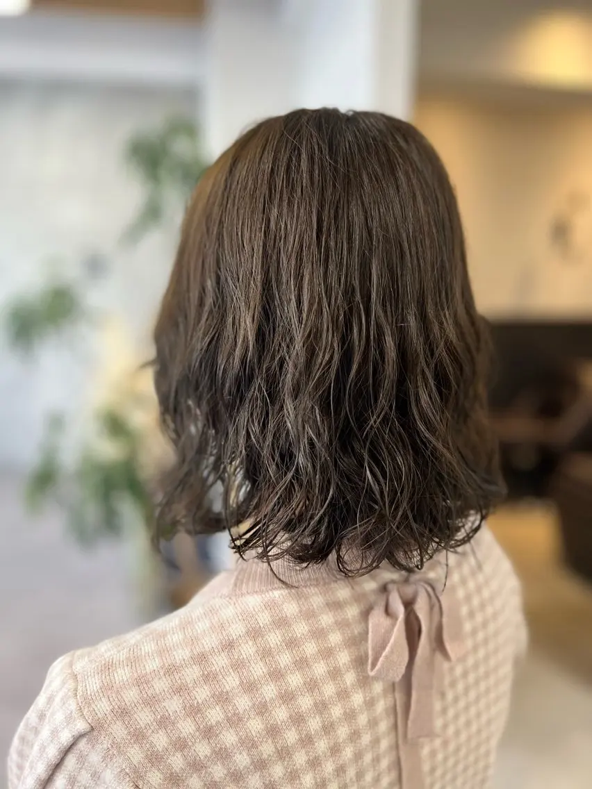 カラー グレージュ オリーブグレージュ オリーブグレー 韓国/アレンジ /ayaka🌻のヘアスタイル