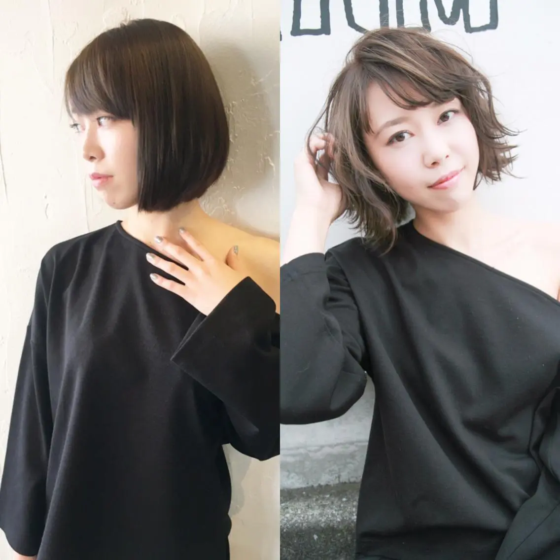 ミディアム ボブレイヤー ボブ レイヤーカット 髪質改善縮毛矯正 専門店のヘアスタイル