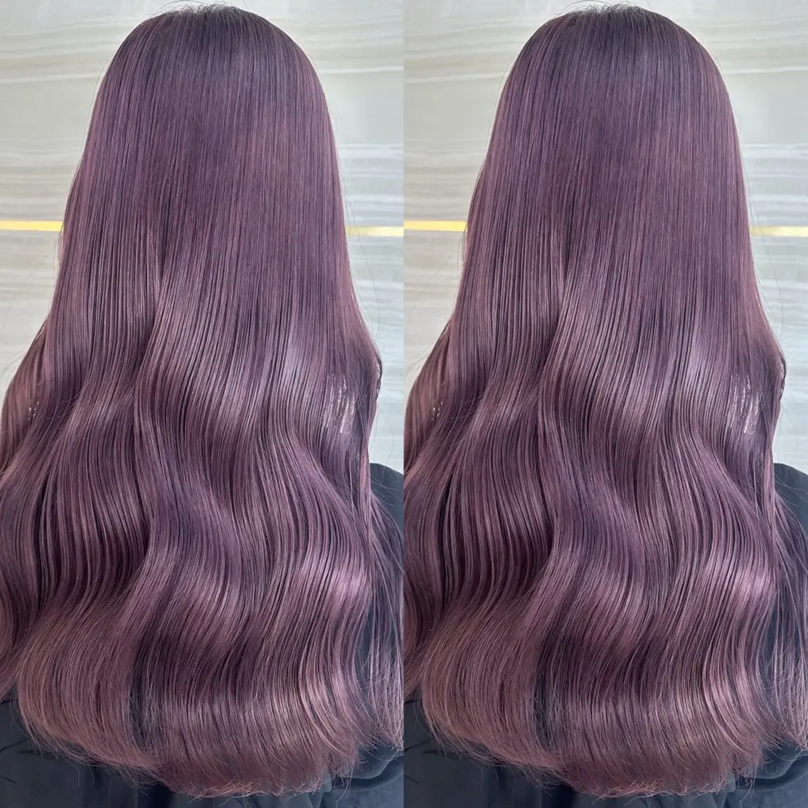 ロング ヘアカラー 🐈‍⬛momo🐾 ダブルカラーのヘアスタイル