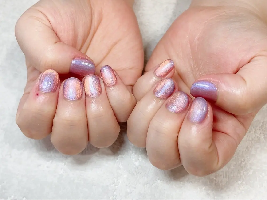 ネイル ジェルネイル マグネットネイル メンズネイル パラジェル ワンホンネイル kiki nail たまプラーザのネイルデザイン