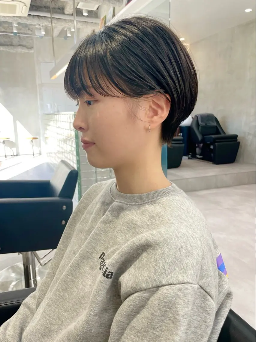 ショート カラー カット トリートメント 華 /ショート/ボブのヘアスタイル