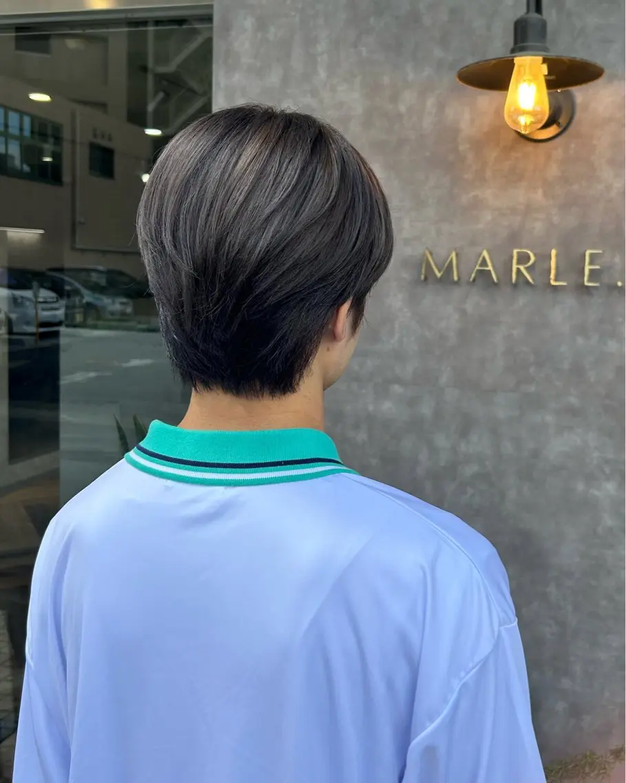 カラー メンズ カット 🎠🤍minami ブリーチ🤍🎠のヘアスタイル