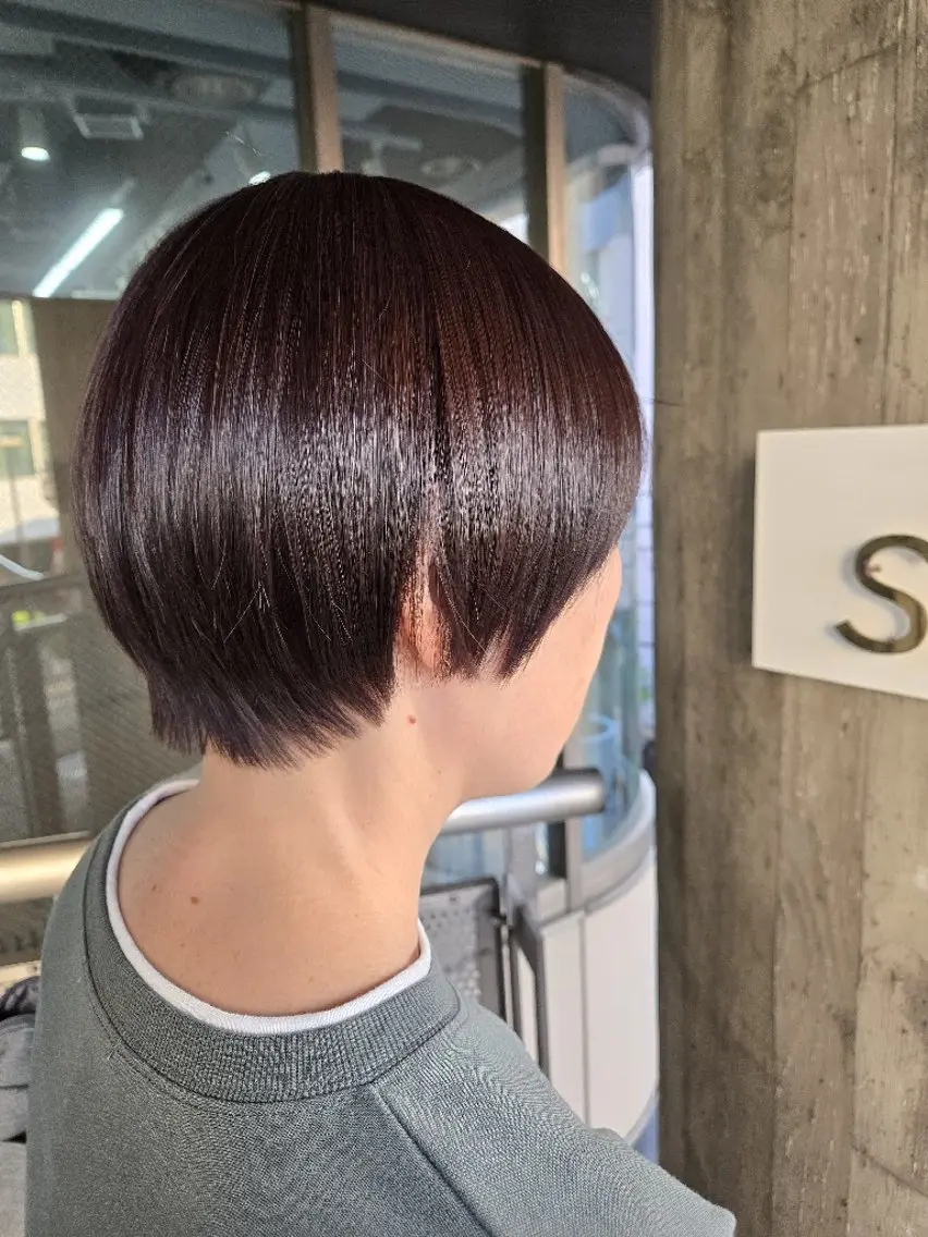 ショート カラー 透明感カラー ショートヘア ショート/ボブ/中村 遥香 🧸🤍のヘアスタイル