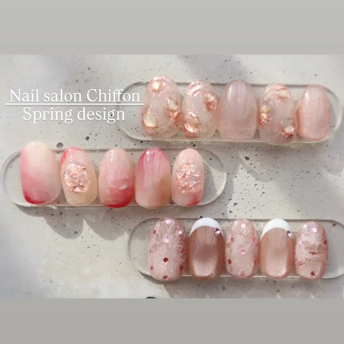 ネイル 春ネイル Nail salon Chiffonのネイルデザイン