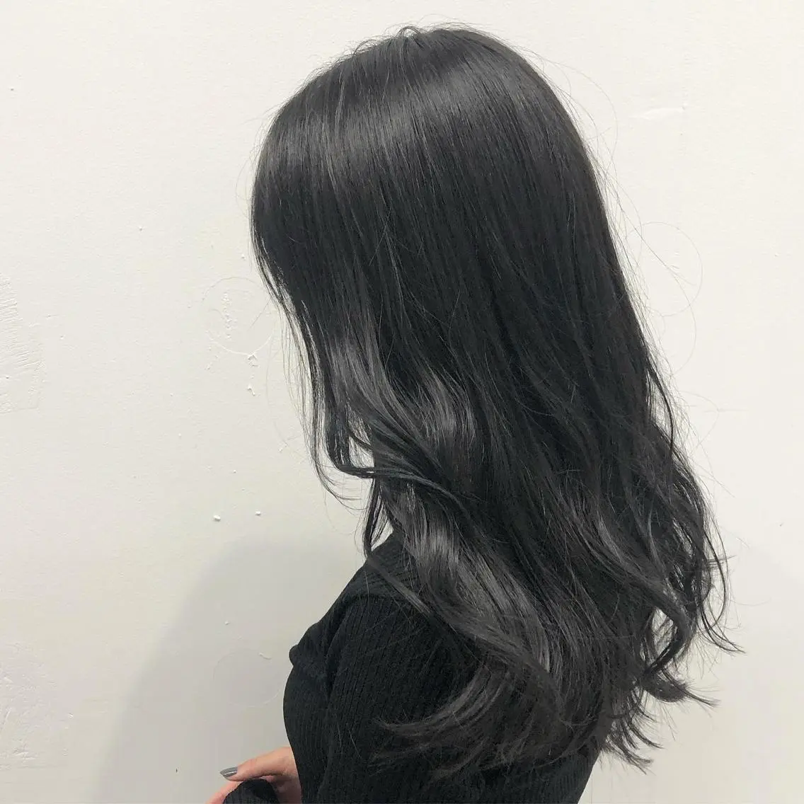 ロング カラー グレージュ アイスグレージュ カット ヘアカラー トリートメント 💖ブリーチなし透明 感💖ASAHIのヘアスタイル