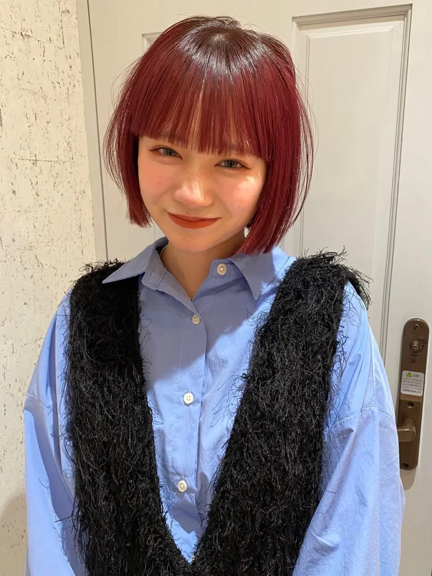 ショート カラー カット ヘアカラー トリートメント mai / linoah˚✧のヘアスタイル