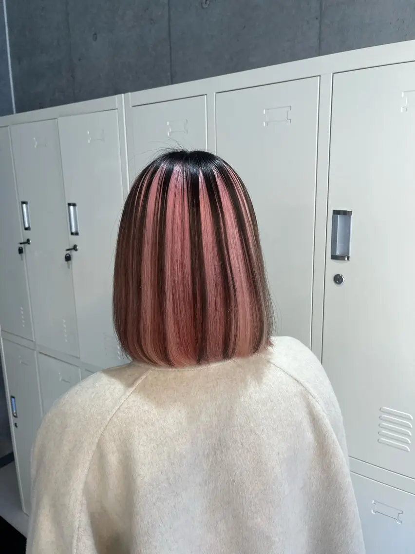 カラー pink hair 🩷mayu🩷のヘアスタイル