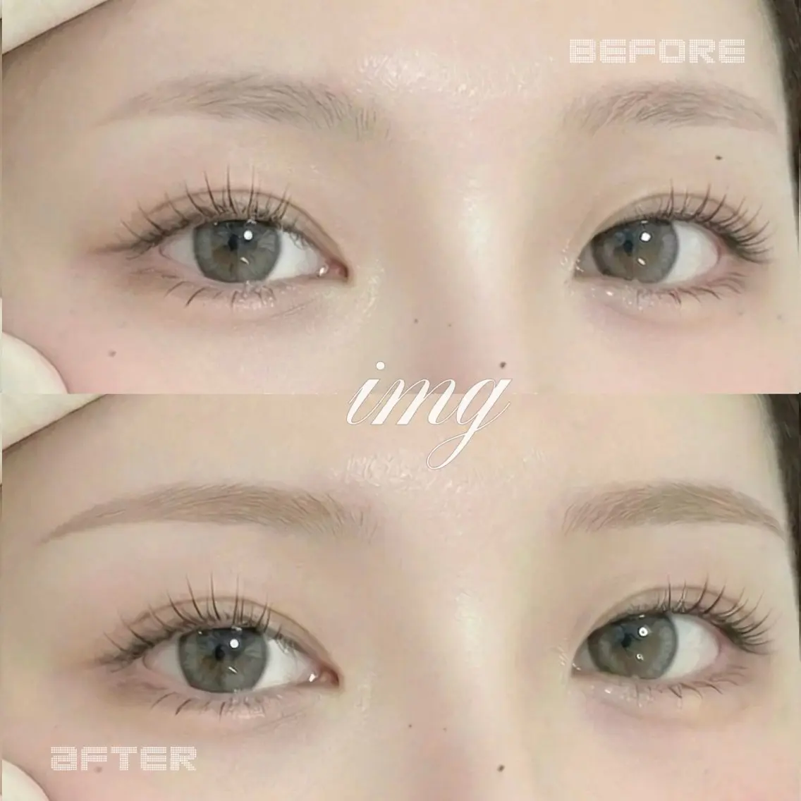 🫧【アイブロウ】オーダーメイド眉毛┊︎WAX➕間引き➕カット(メイク込み)🎟メンズも大歓迎💭の写真