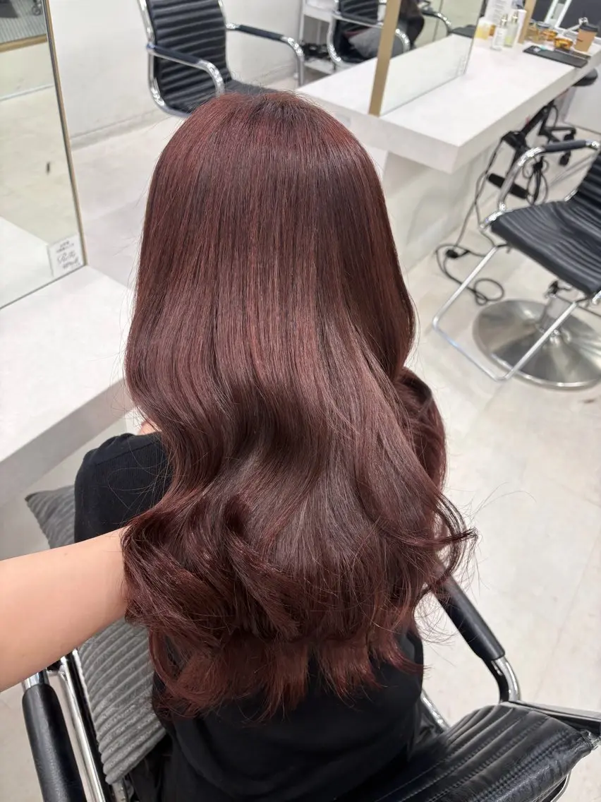 ミディアム カラー ヘアカラー トリートメント ヘッドスパ 🌹髪質改善カラー/ 似合わせ✨タクトのヘアスタイル