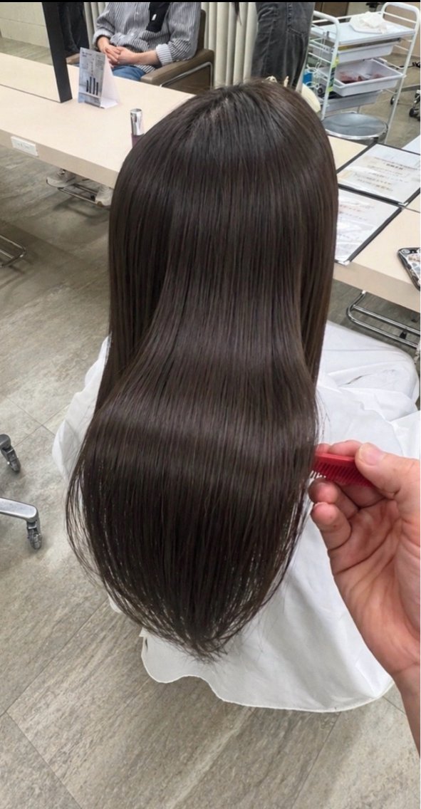 ロング カラー カット ヘアカラー トリートメント 笠原 裕貴のヘアスタイル