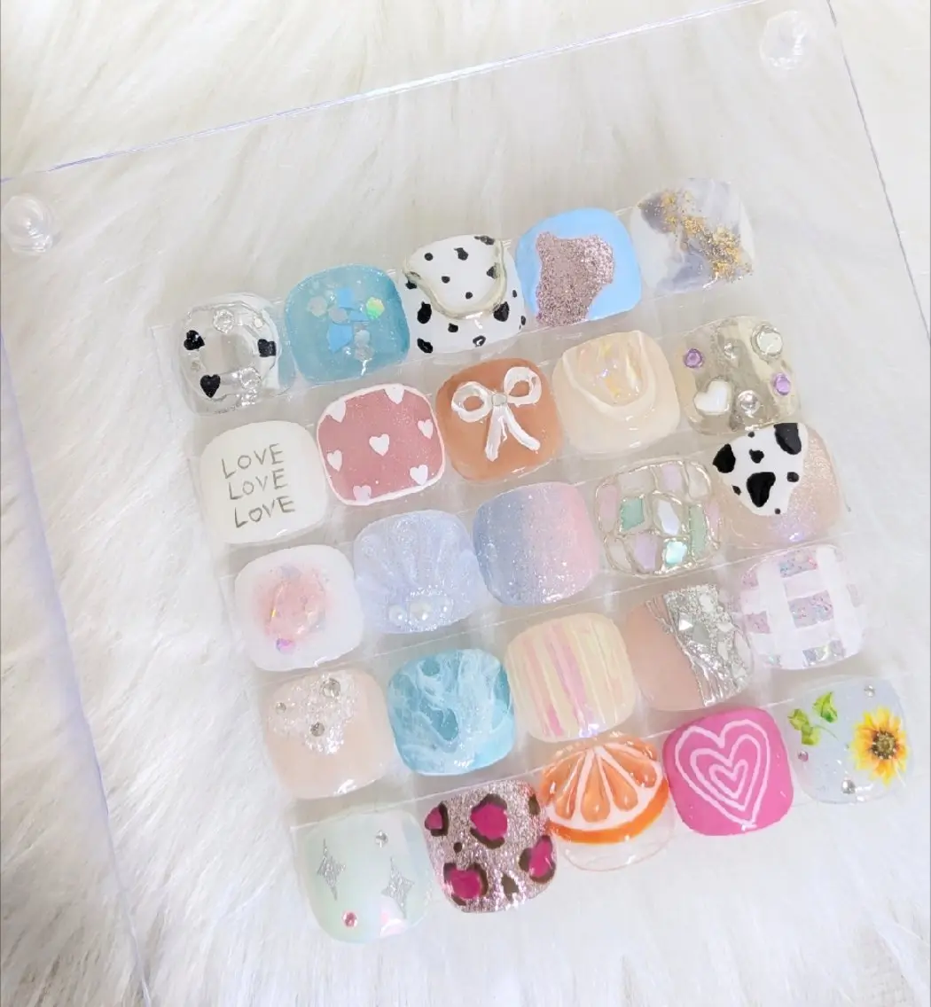 【ご新規様限定♡】フットワンポイント定額デザイン( オフなし )の写真