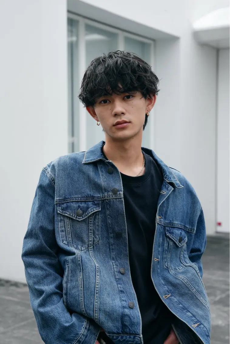 パーマ メンズ カット パーマ fifth 清水睦月のヘアスタイル