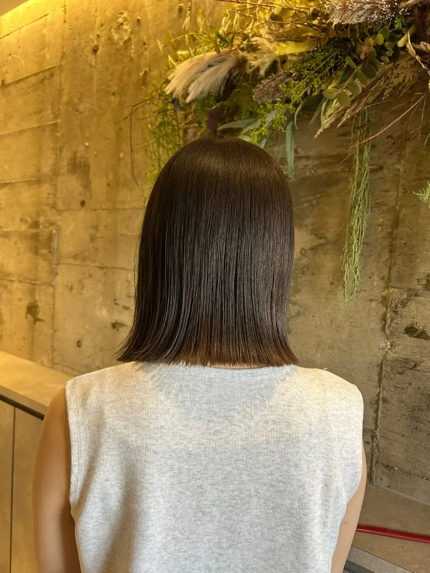 ミディアム カラー MAISON ema 🩵笹野 希里香のヘアスタイル