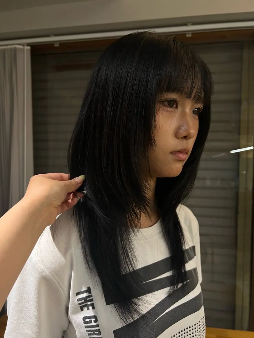 カラー ヘアカラー Cipre にちかのヘアスタイル