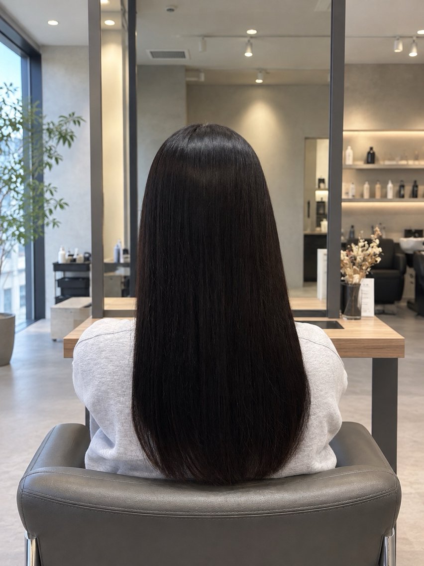 ロング カット ヘアカラー トリートメント 山本 茉琳のヘアスタイル
