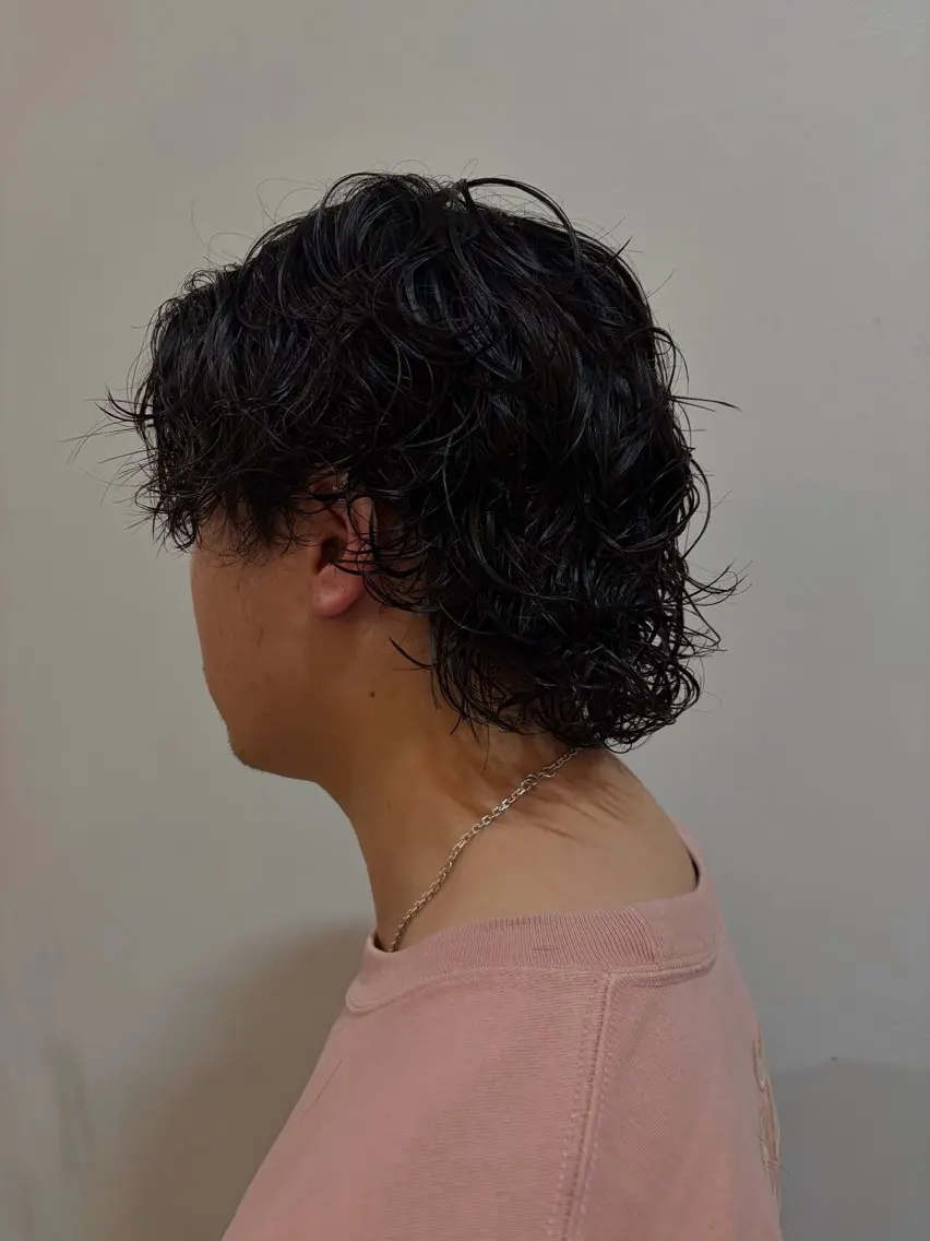 メンズ パーマ ユウヒ <レイヤー·パーマ>のヘアスタイル