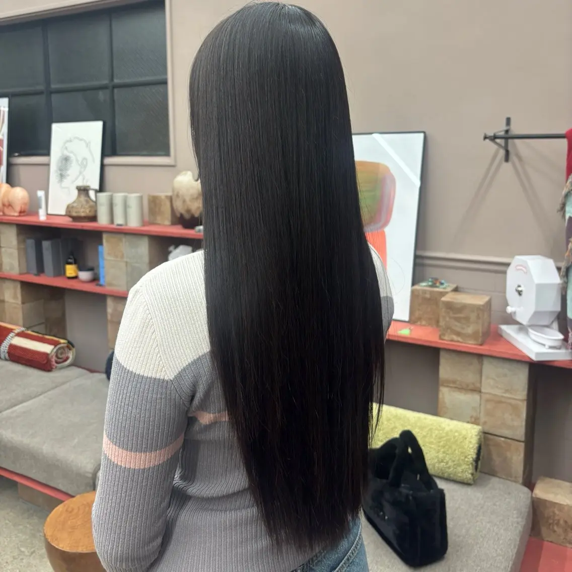 ロング パーマ トリートメント HIBIKI / 透明感カラーのヘアスタイル
