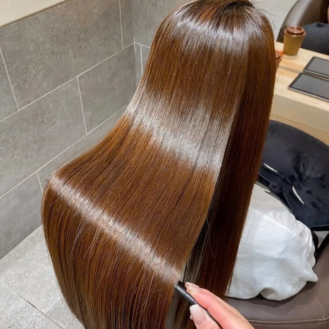 縮毛矯正 or 髪質改善の写真