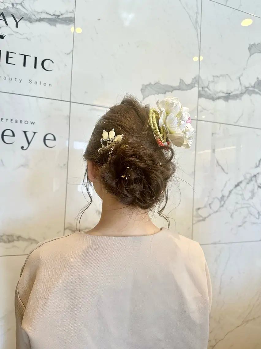ロング ヘアセット arl 豊田店のヘアスタイル