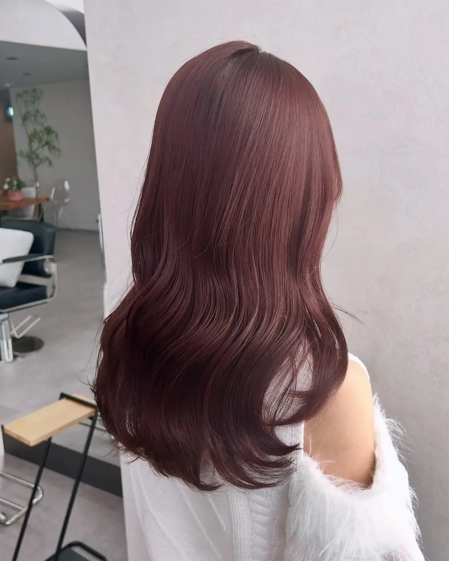 ミディアム カラー 🌷横浜/レイヤー /艶カラー🌷のヘアスタイル