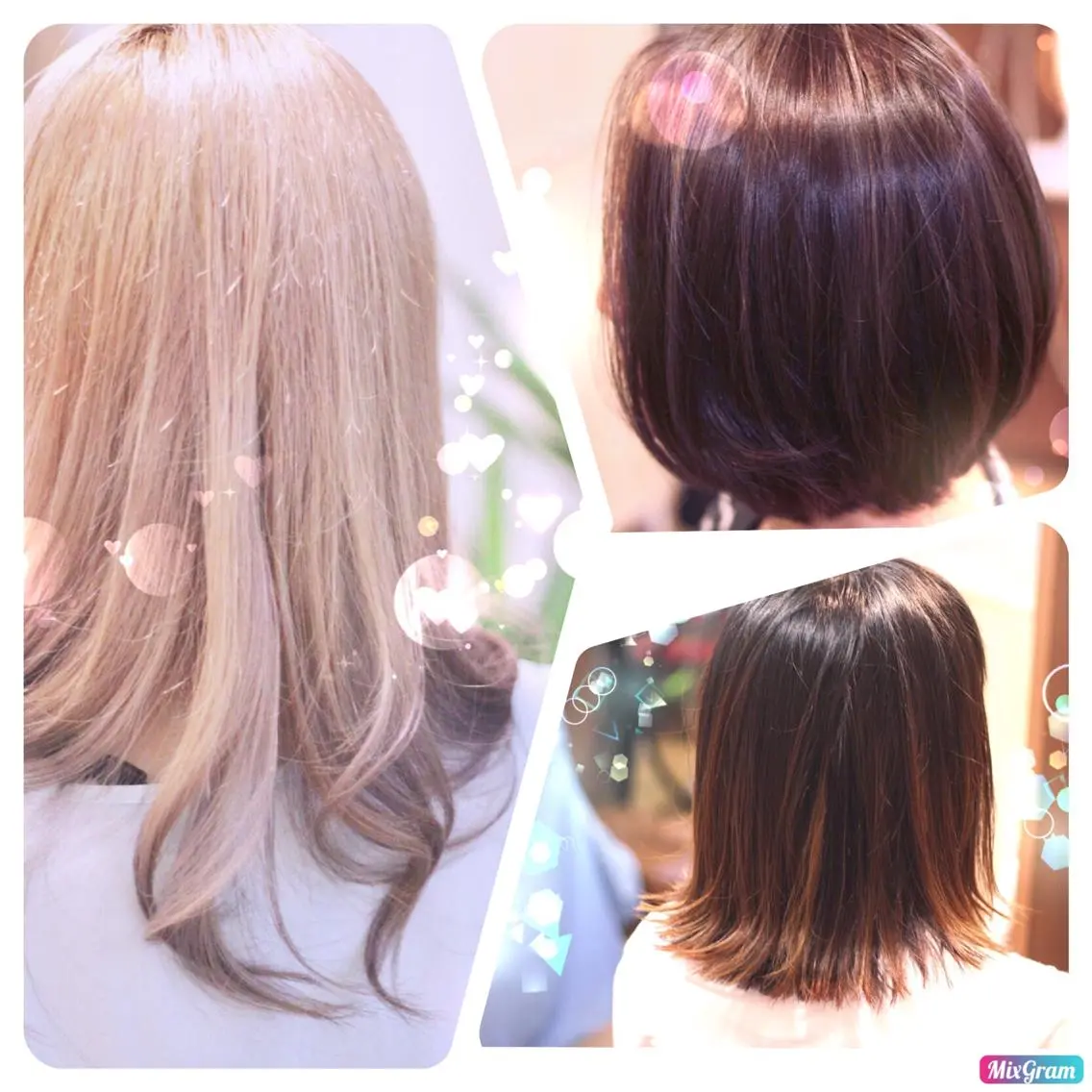 ハイライト＋オンカラー✨(ブリーチ込み）の写真
