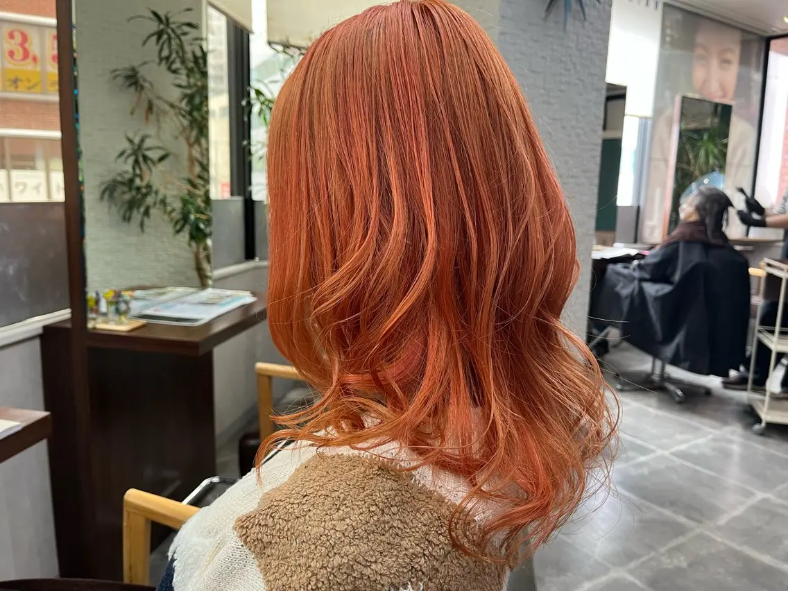 セミロング カラー カット ヘアカラー トリートメント 長内 大明のヘアスタイル