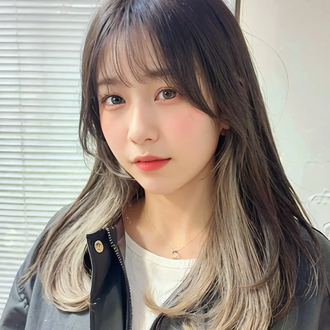 ロング カラー ブリーチ ケアブリーチ インナーカラー 韓国風ヘア レイヤーカット カット ヘアカラー トリートメント インナーカラー/レイ ヤーカット♡/マキシのヘアスタイル