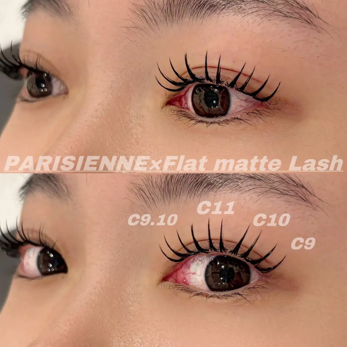 マツエク・マツパ Cカール フラットラッシュ パリジェンヌラッシュリフト Eye ELSA lash栄店の眉毛・アイブロウイメージ