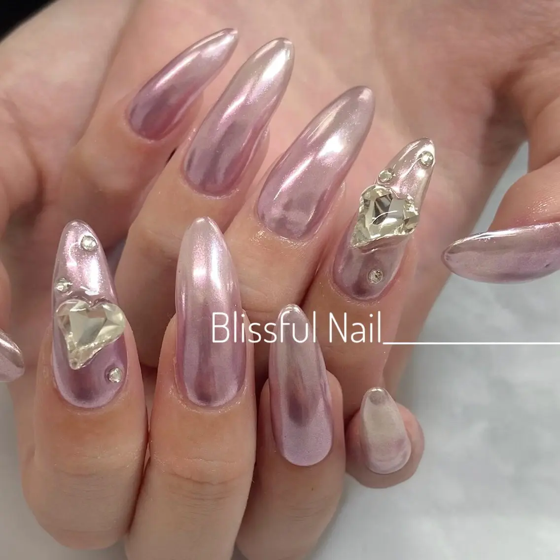 ハンドジェル💅【ミラーorオーロラ、ワンカラー♡】※クリアベースの写真