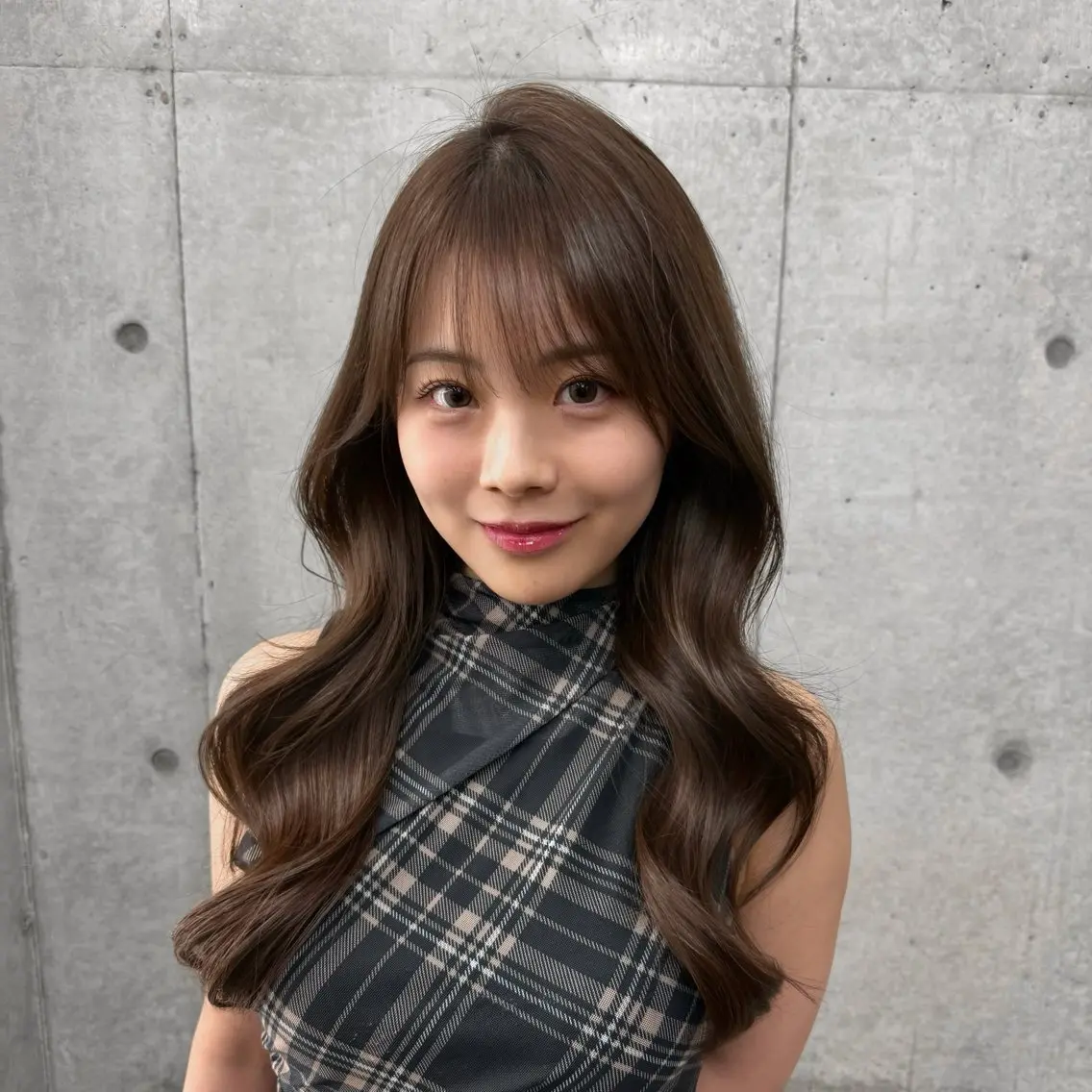 ロング カラー カット ヘアカラー トリートメント 髪質改善|透明 感カラー🩵レイヤーのヘアスタイル