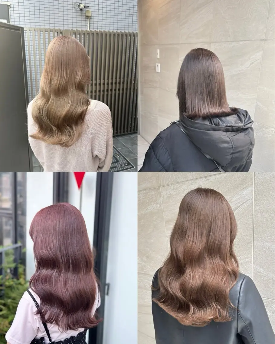 ロング カラー カット ヘアカラー トリートメント 柔らかいハイトーン/ kizunaのヘアスタイル