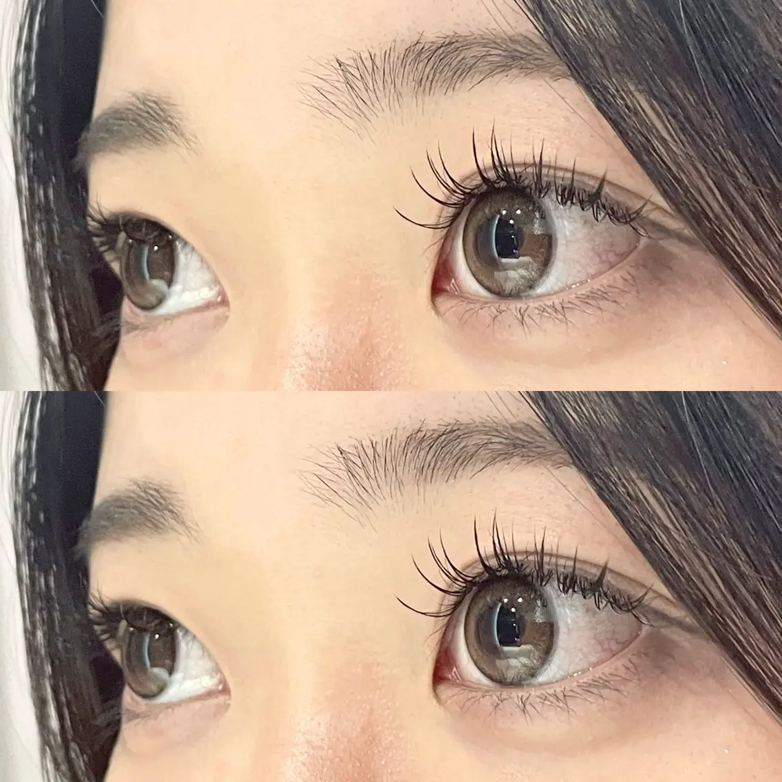 フラットラッシュ120本＋束感コーティング仕上げ🎀の写真