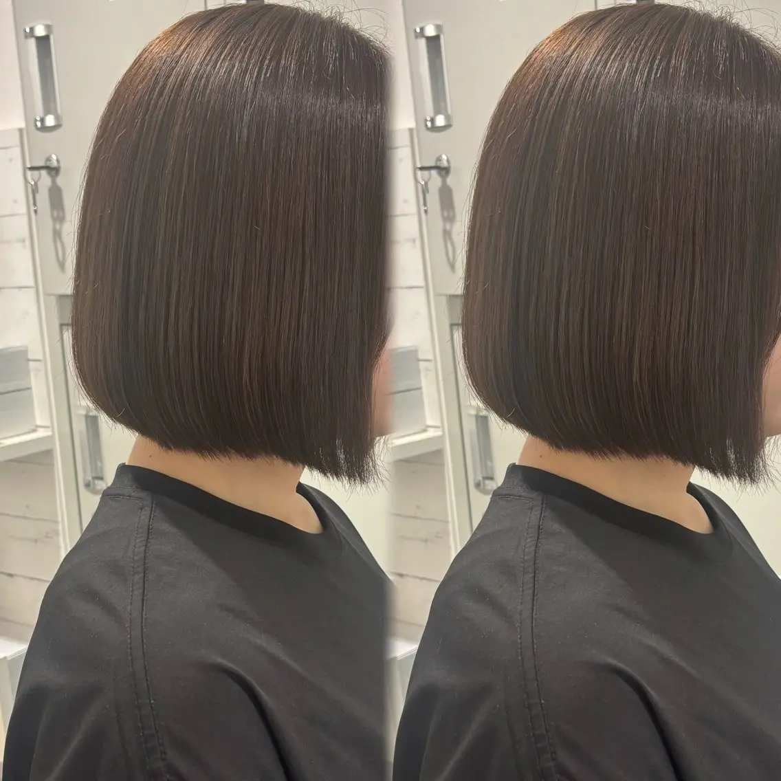 ショート カラー 髪質改善ストレート /暖色カラー🎀🪞のヘアスタイル