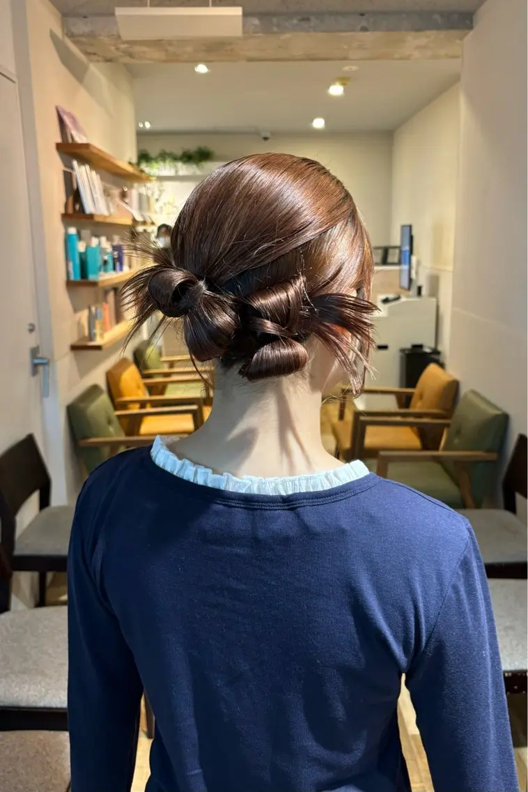 セミロング 似合わせカット⌇ヘア セット⌇A i‎🤍のヘアスタイル