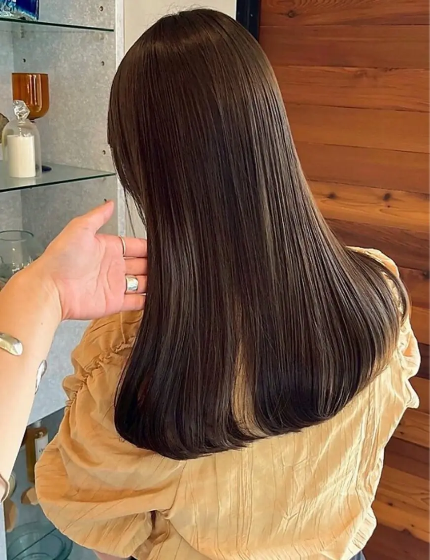 【透明感カラー♪＋バイカルテトリートメント🧴】髪の芯からタンパク質補習🫧まとまり続く美髪へ✨️の写真