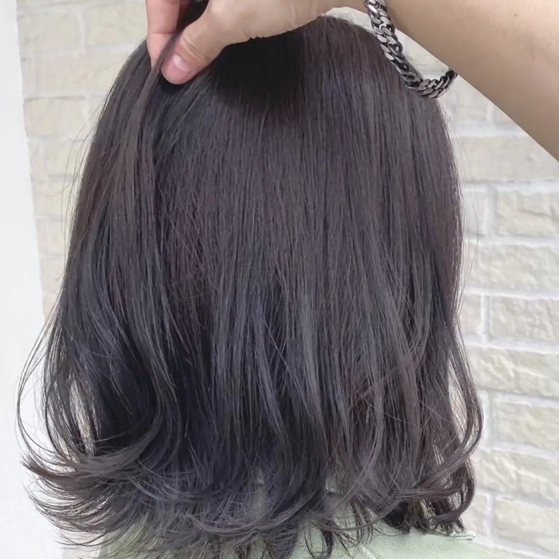 カラー ミディアム 縮毛矯正/ワンカラー モデル募集🫧羽夏のヘアスタイル