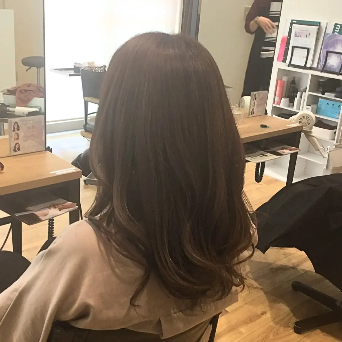 ロング カラー カット ヘアカラー 滝口 瑞季のヘアスタイル