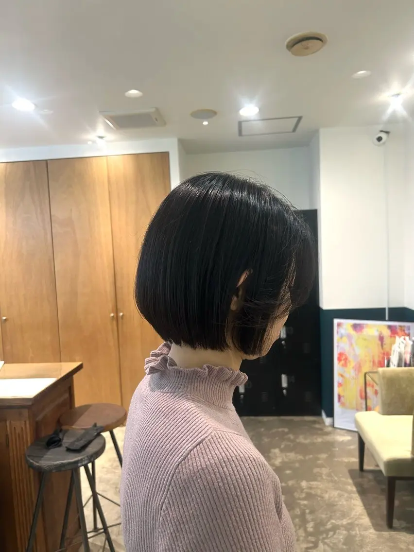 ショート ショートボブ ボブ ショートヘア 大川 麻尋のヘアスタイル