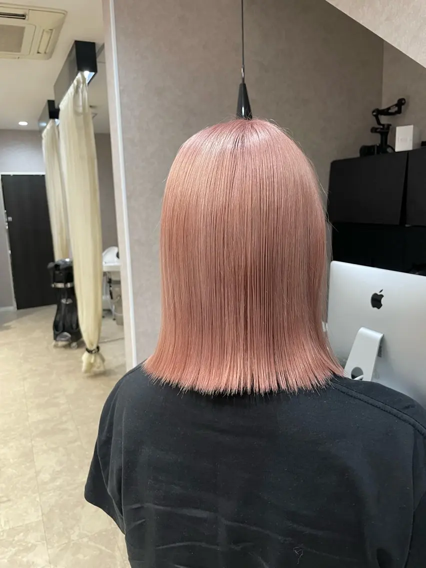 カラー バレイヤージュ ベージュカラー ブリーチ ケアブリーチ グレージュ ヘアカラー バレイヤージュ特化| Takuのヘアスタイル