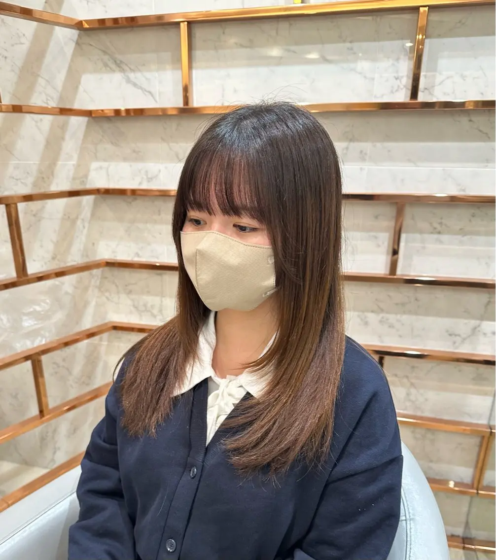 【ロング】レディースカット🕊️+Aujuaトリートメント🌷の写真
